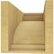 Ekena Millwork 11"W x 22"D x 11"H Wide Rivera Rough Cedar Woodgrain TimberThane Corbel, Primed Tan CORUR11X22X11RIVRCPR - alternate 6